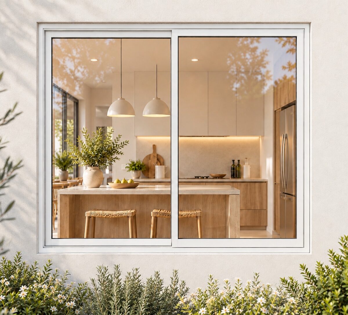 kenzo hs1212w white 1200x1200mm sliding window