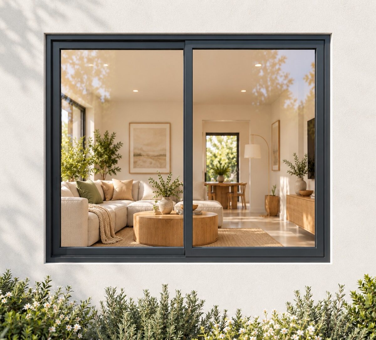kenzo hs129c charcoal 1200x900mm sliding window