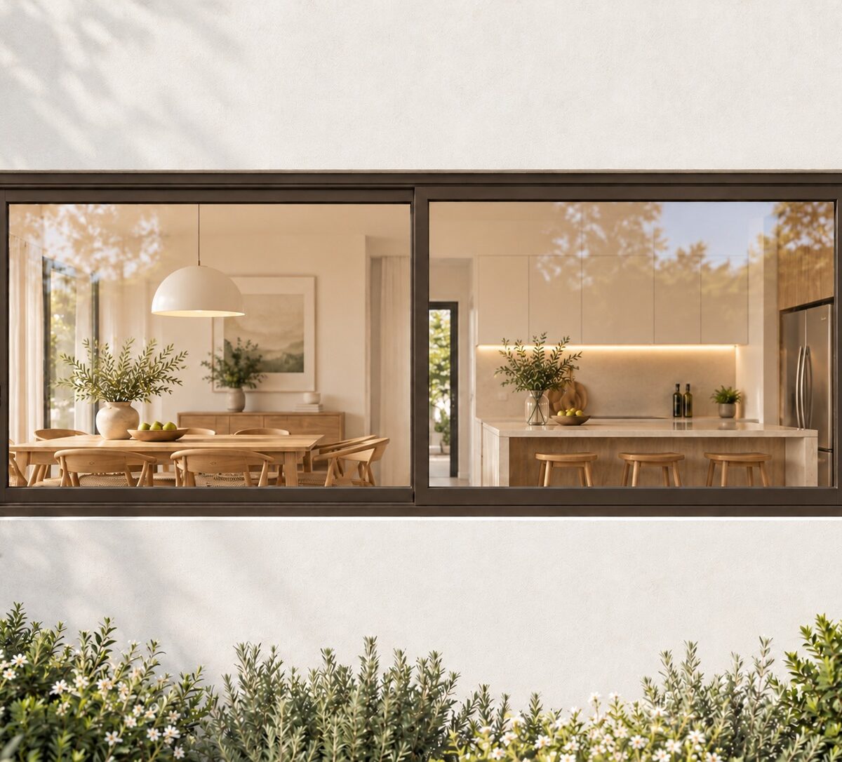 kenzo hs156b bronze 1500x600mm sliding window