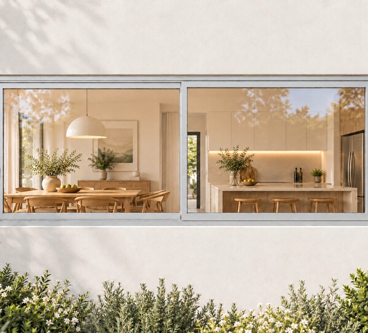 kenzo hs156s silver 1500x600mm sliding window