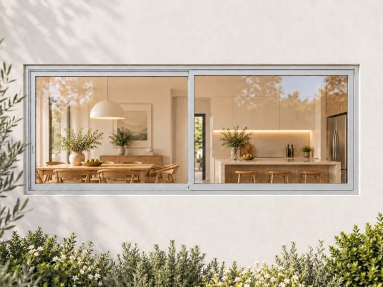 kenzo hs156s silver 1500x600mm sliding window
