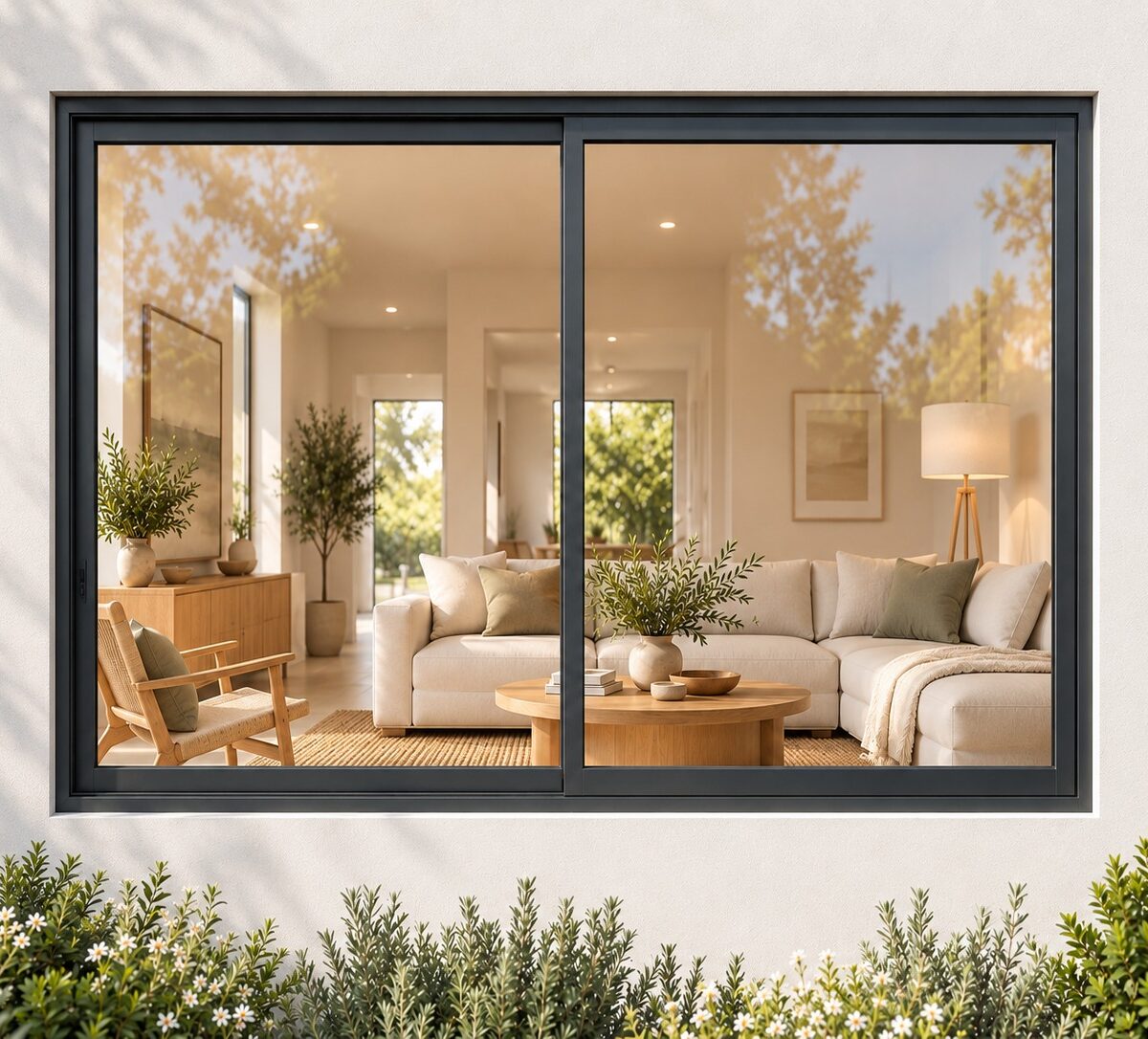 kenzo hs1812c charcoal 1800x1200mm sliding window
