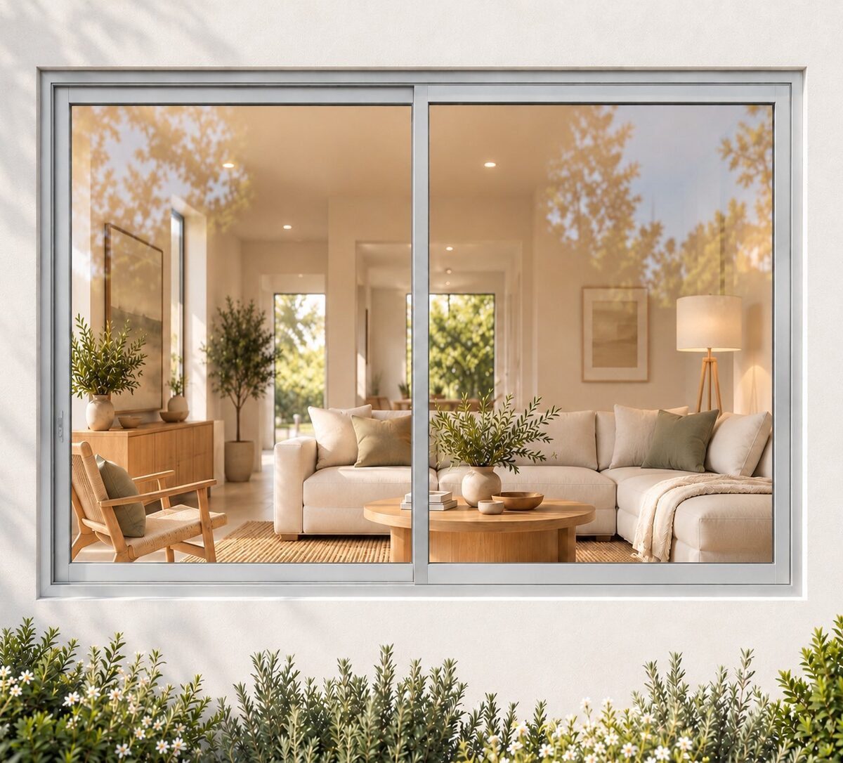 kenzo hs1812s silver 1800x1200mm sliding window