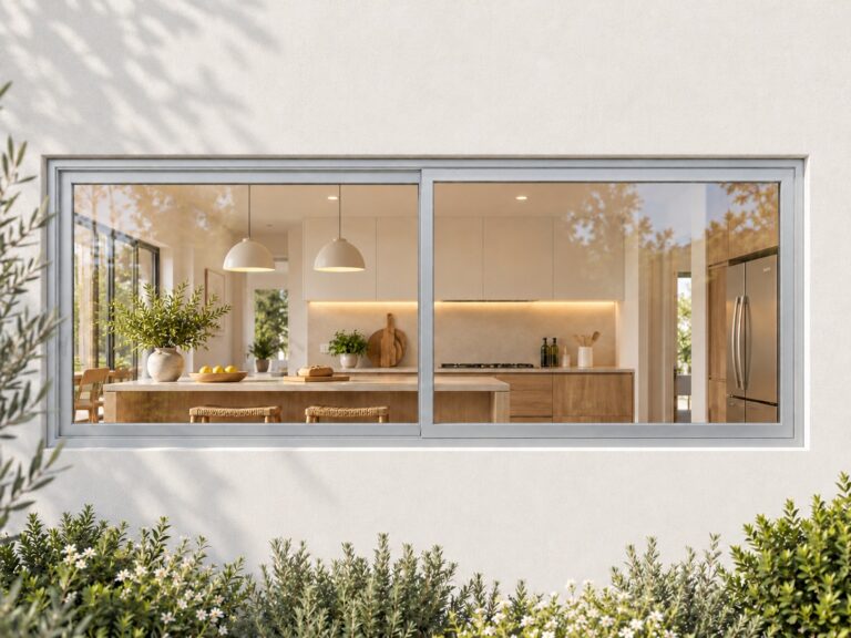 kenzo hs186s silver 1800x600mm sliding window