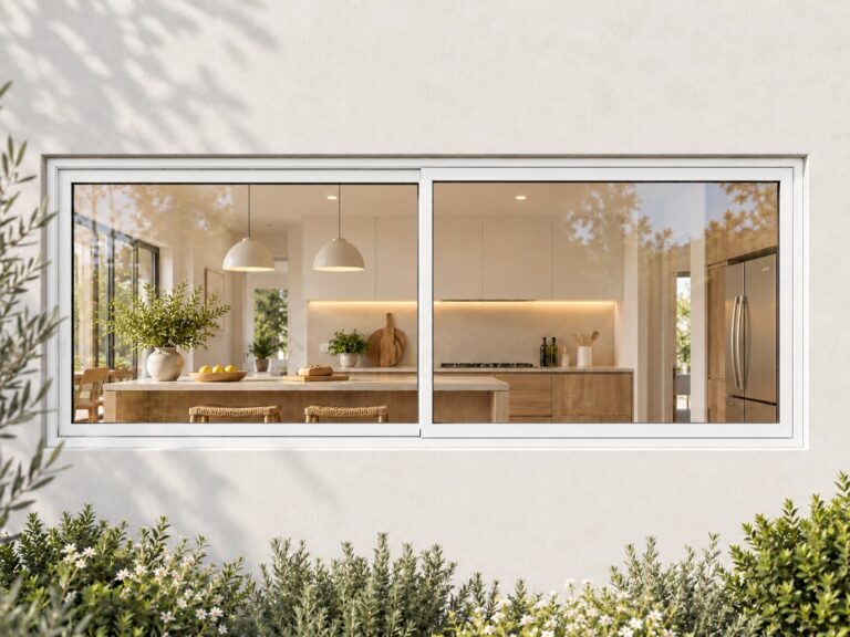kenzo hs186w white 1800x600mm sliding window