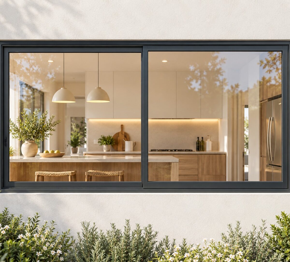 kenzo hs189c charcoal 1800x900mm sliding window