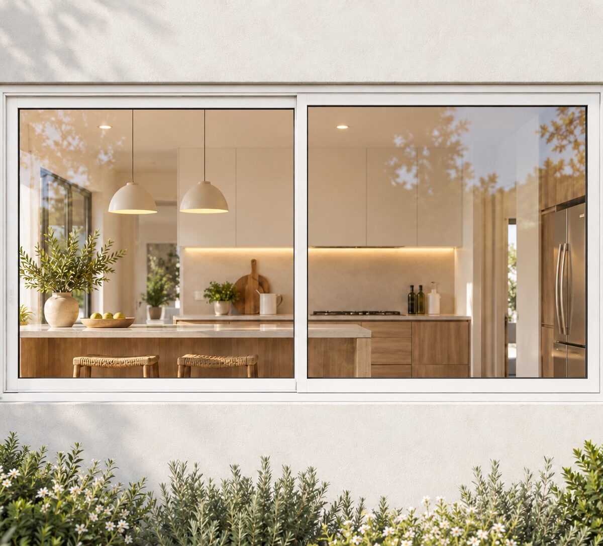 kenzo hs189w white 1800x900mm sliding window