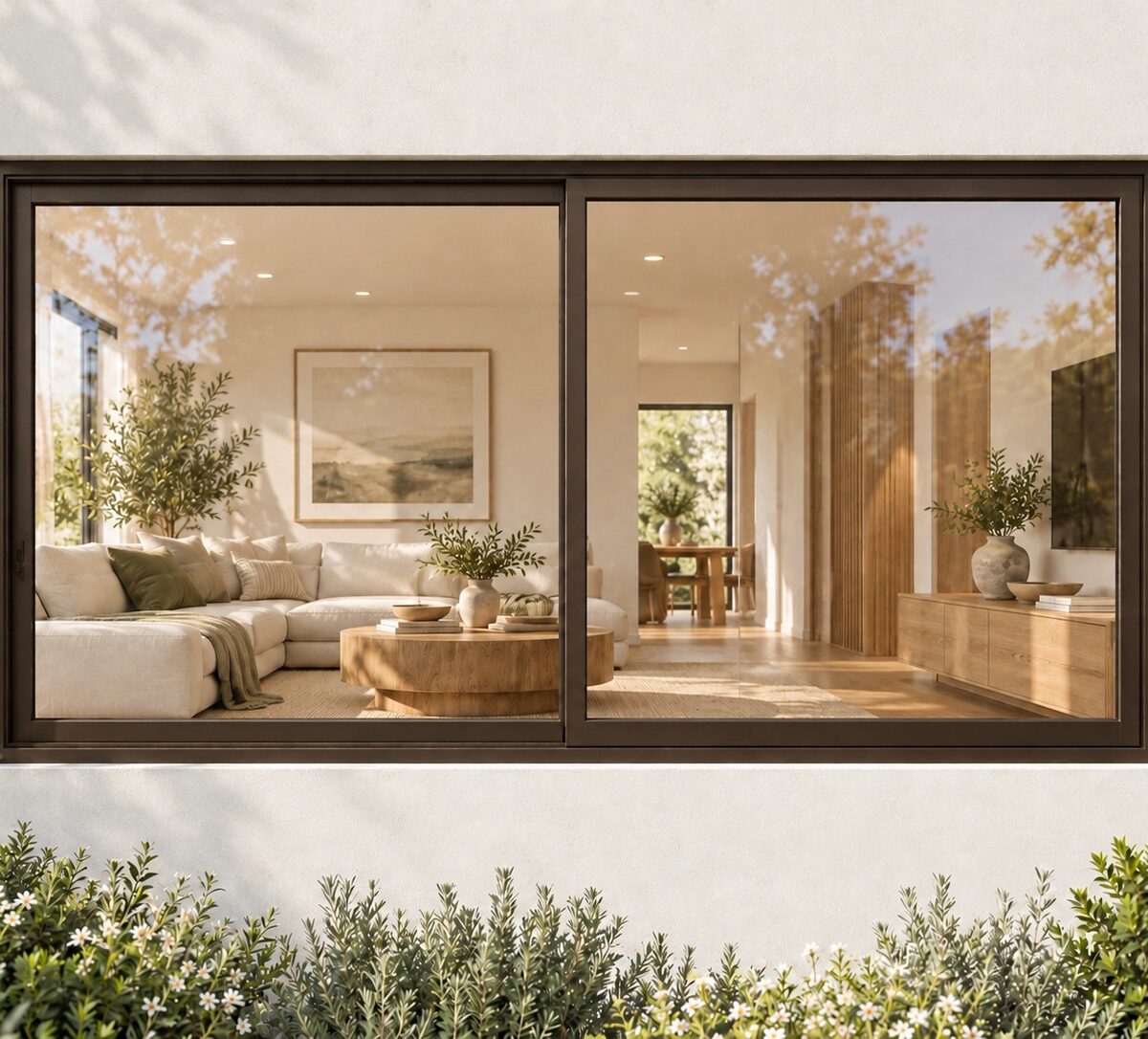 kenzo hs2112b bronze 2100x1200mm sliding window