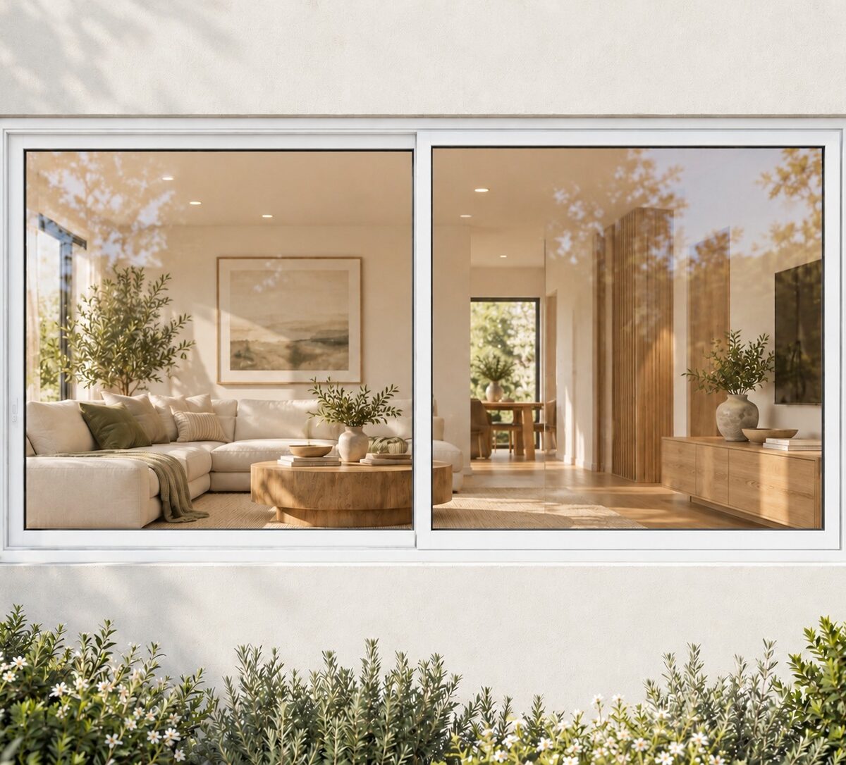 kenzo hs2112w white 2100x1200mm sliding window