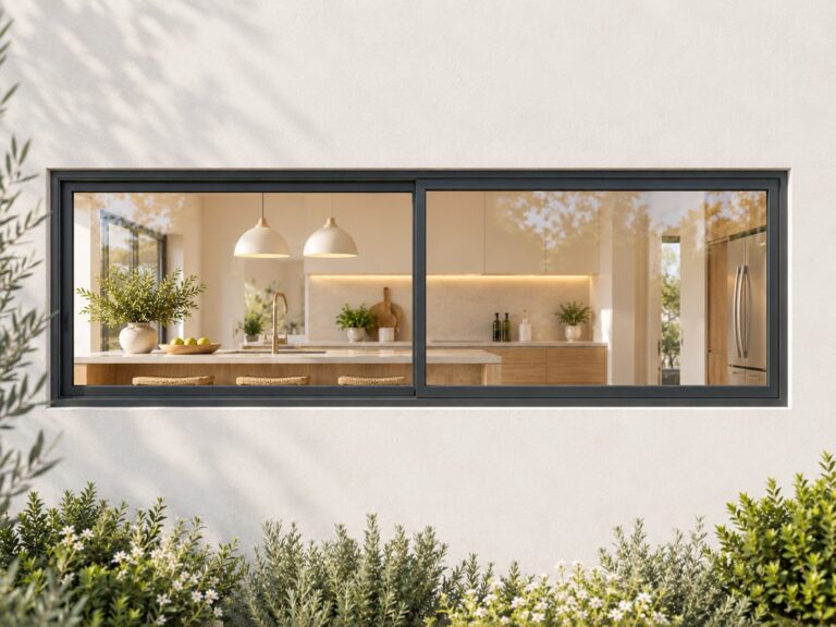 kenzo hs216c charcoal 2100x600mm sliding window