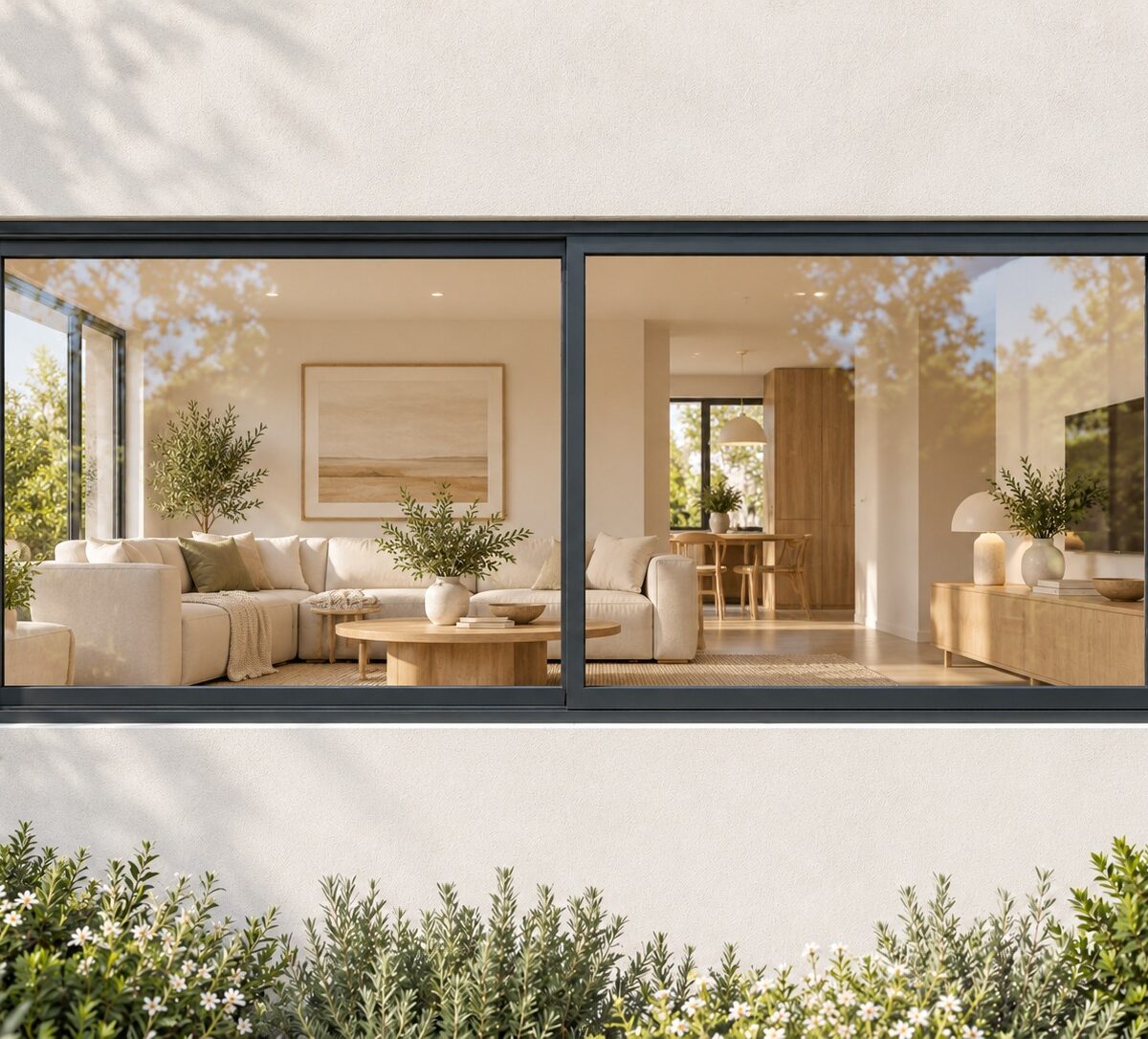 kenzo hs219c charcoal 2100x900mm sliding window