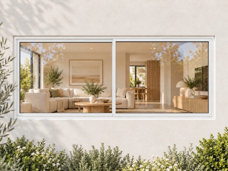 kenzo hs219w white 2100x900mm sliding window