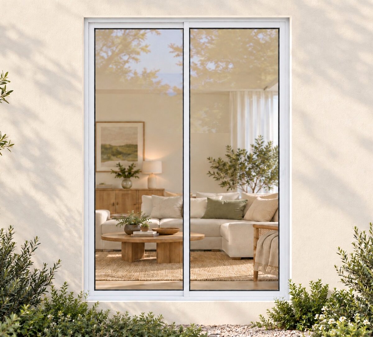 kenzo hs912w white 900x1200mm sliding window