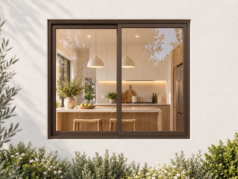 kenzo hs99b bronze 900x900mm sliding window