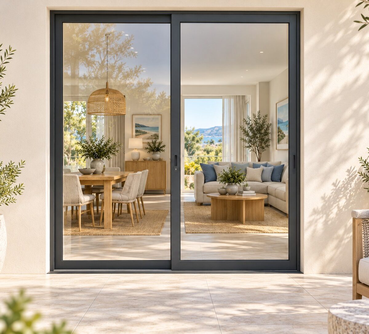 kenzo ox1521c charcoal 1500mm sliding door