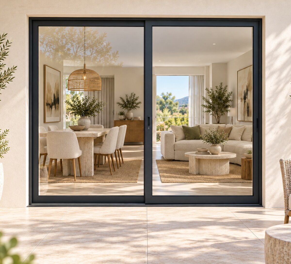 kenzo ox1821bl black 1800mm sliding door