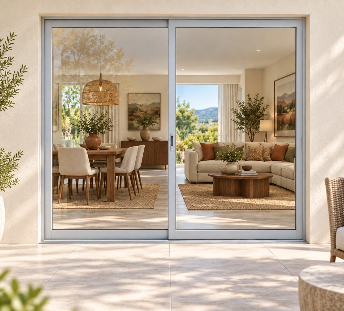 kenzo ox1821s silver 1800mm sliding door