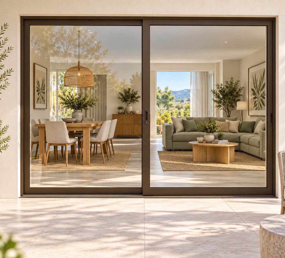 kenzo ox2121b bronze 2100mm sliding door