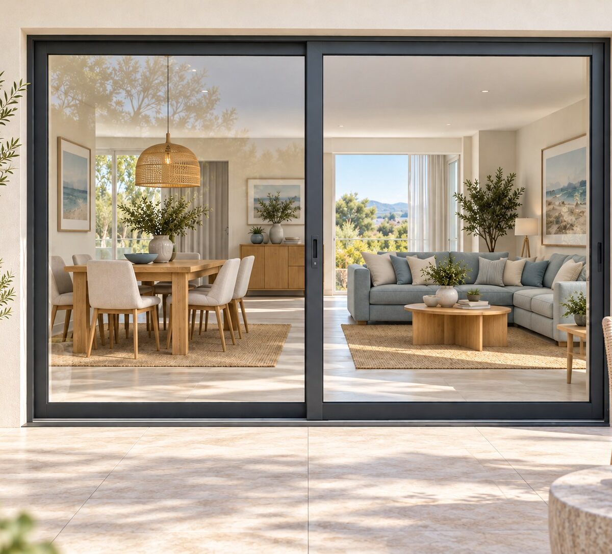 kenzo ox2121c charcoal 2100mm sliding door