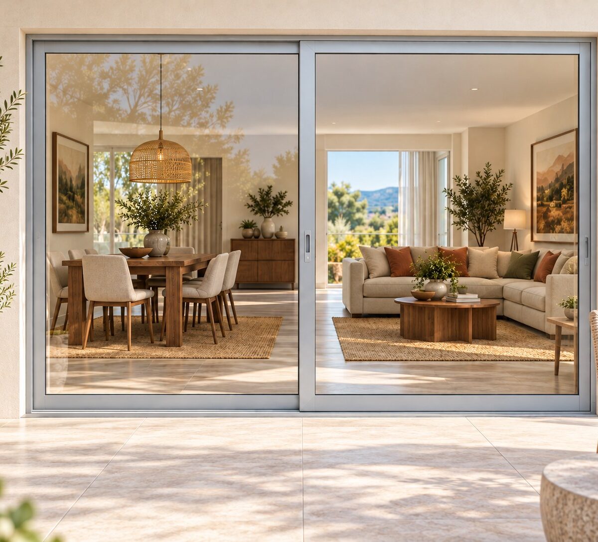 kenzo ox2121s silver 2100mm sliding door