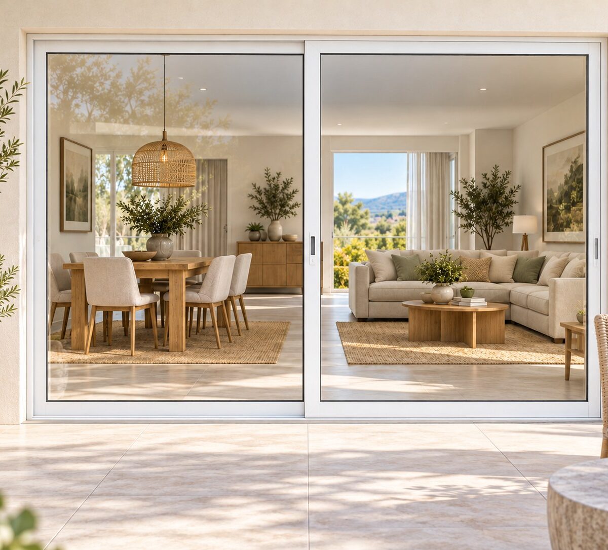 kenzo ox2121w white 2100mm sliding door