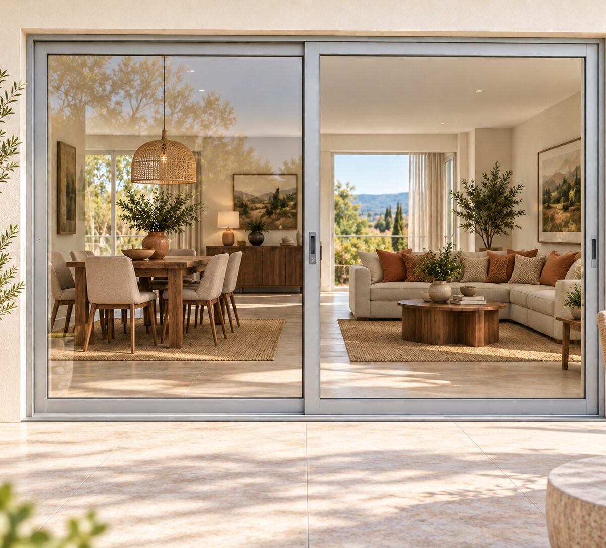 kenzo ox2421s silver 2400mm sliding door