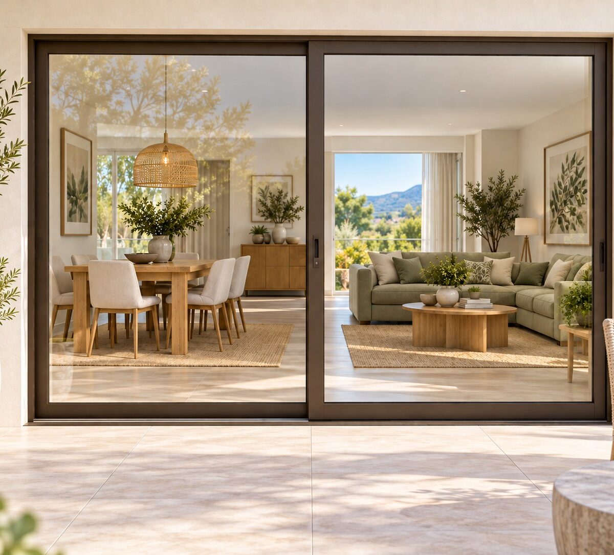 kenzo ox2721b bronze 2700mm sliding door