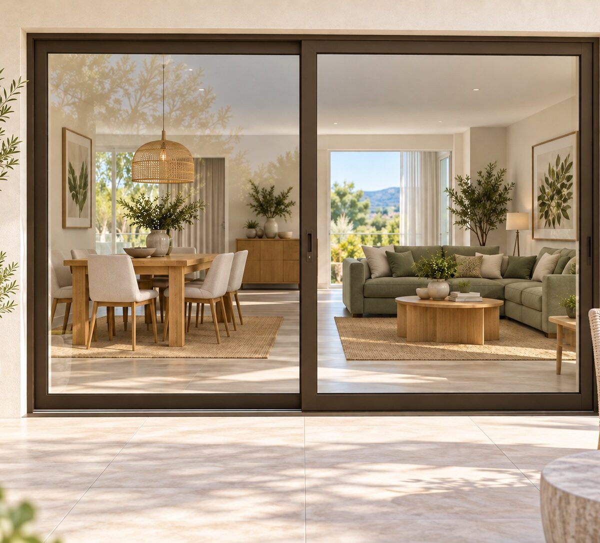kenzo ox3021b bronze 3000mm sliding door