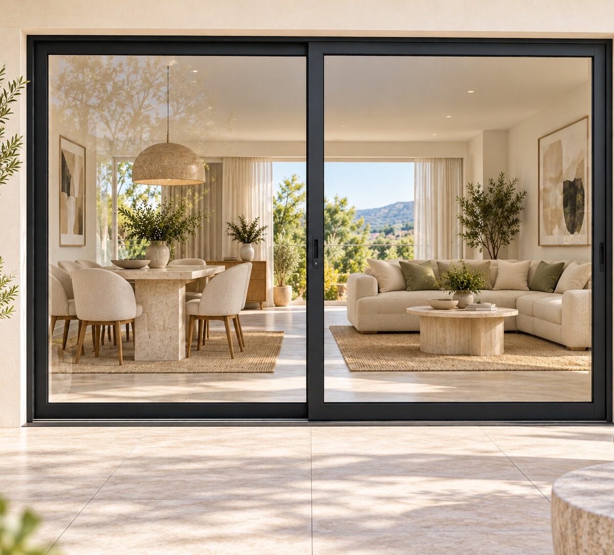 kenzo ox3021bl black 3000mm sliding door