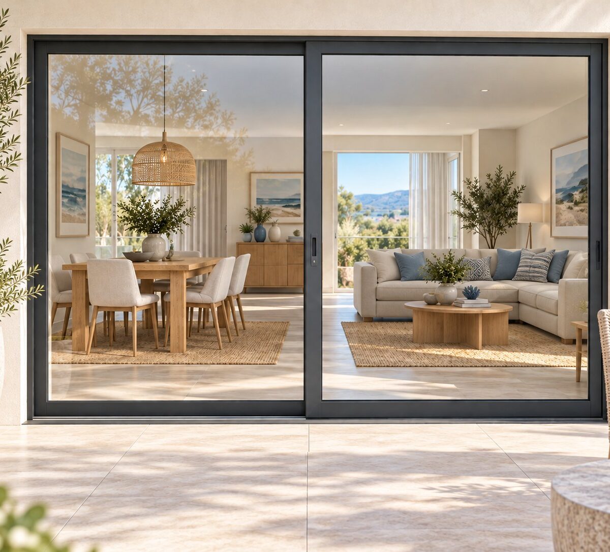 kenzo ox3021c charcoal 3000mm sliding door