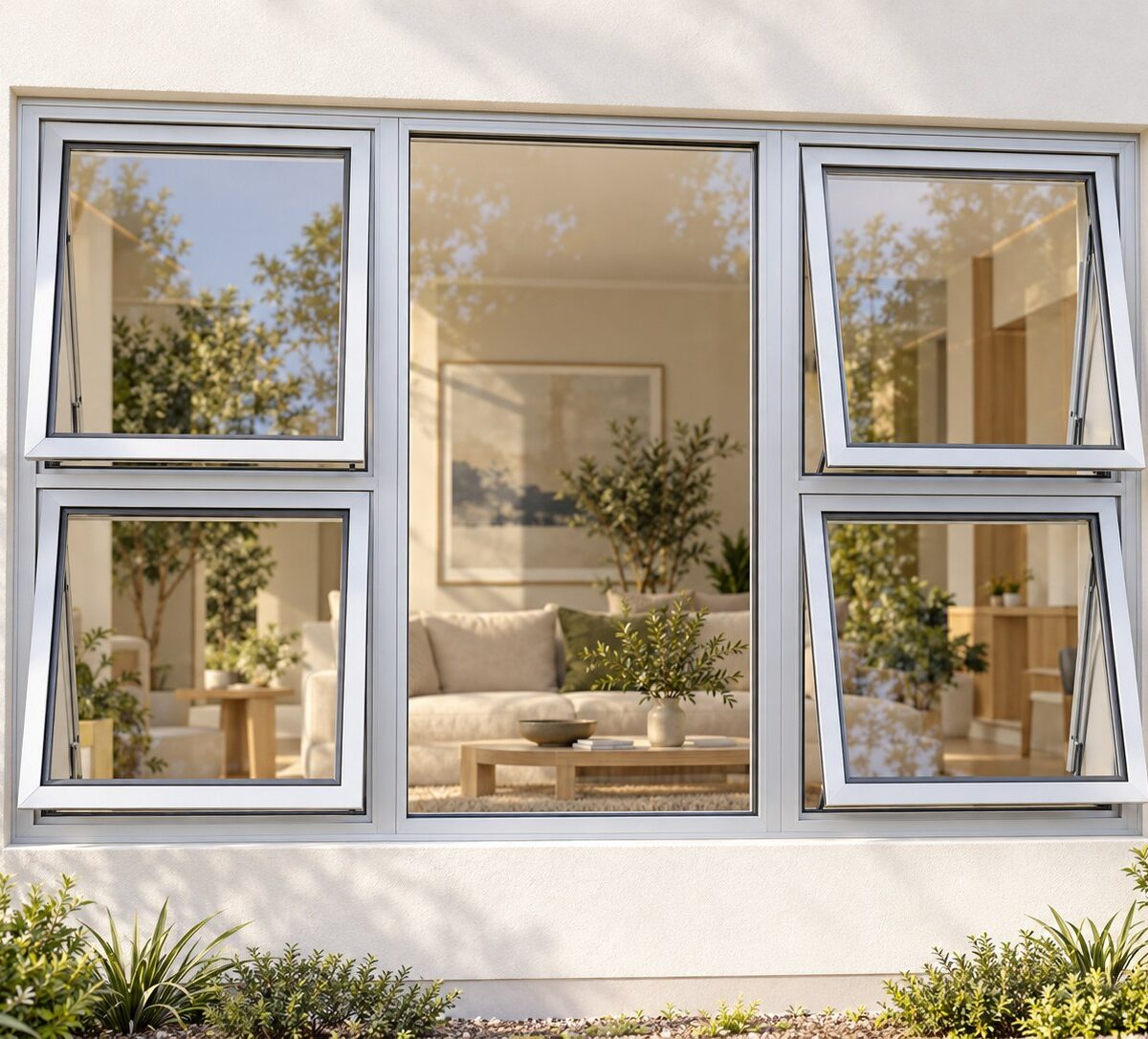 kenzo p4tt1512s silver 1500x1200mm top hung window