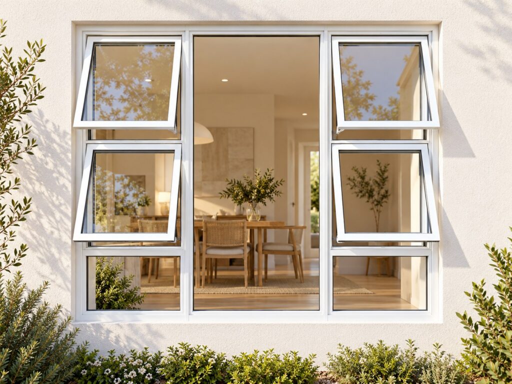 Four Openers with Fixed Centre and Lower Panes – lifestyle illustration