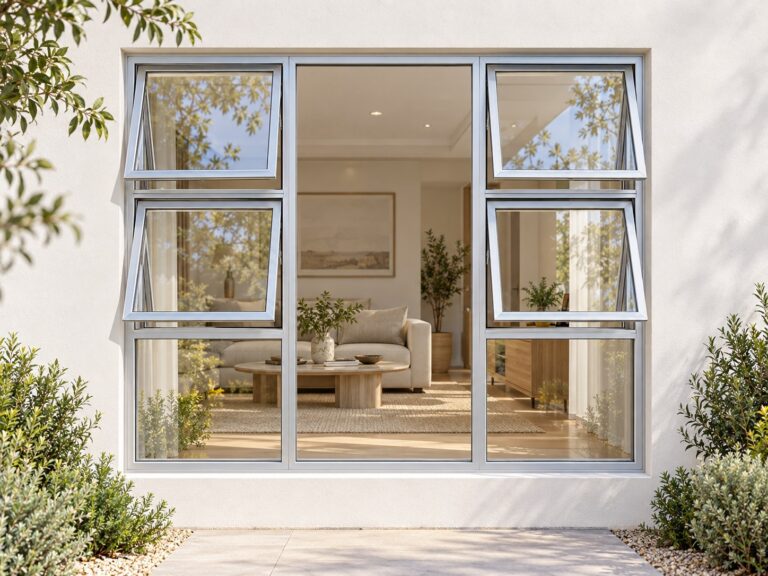 kenzo p4tt1818s silver 1800x1800mm top hung window