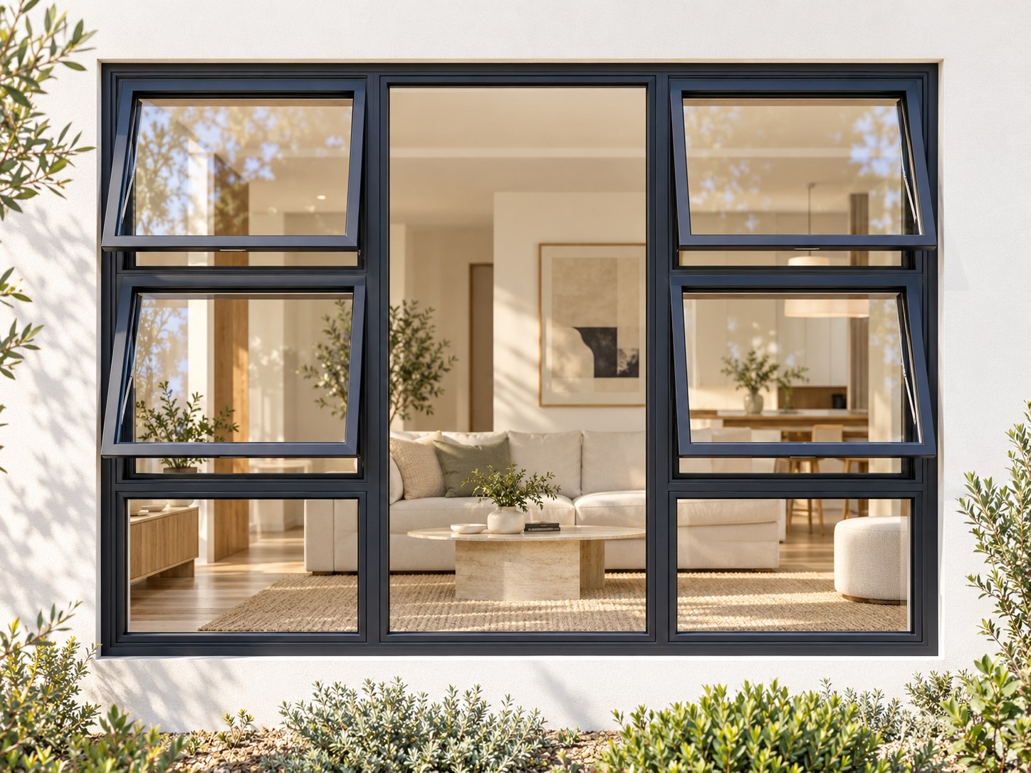 kenzo p4tt2115c charcoal 2100x1500mm top hung window kenzo p4tt2115c charcoal 2100x1500mm top hung window