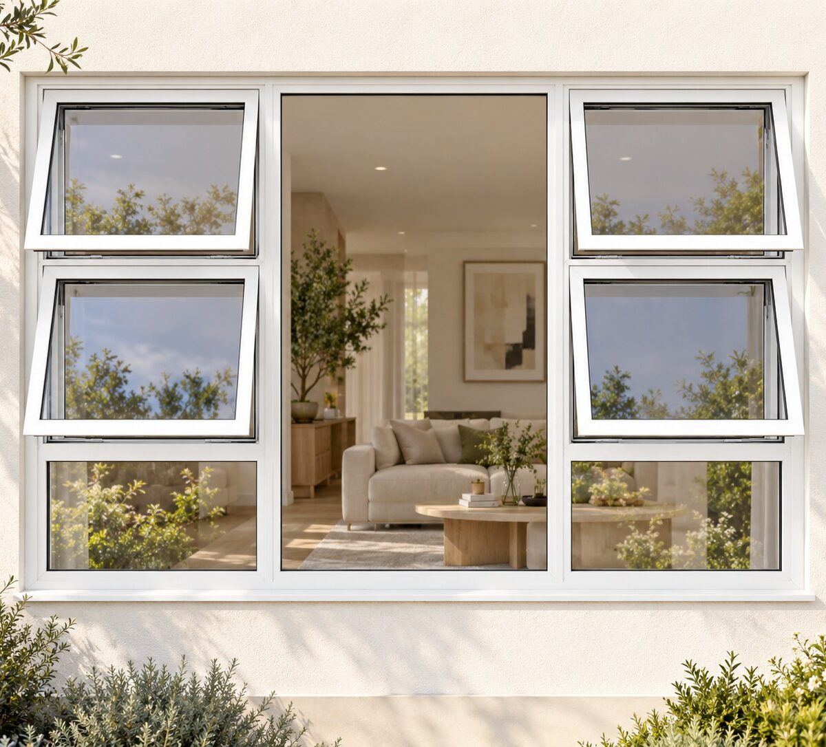 kenzo p4tt2115w white 2100x1500mm top hung window