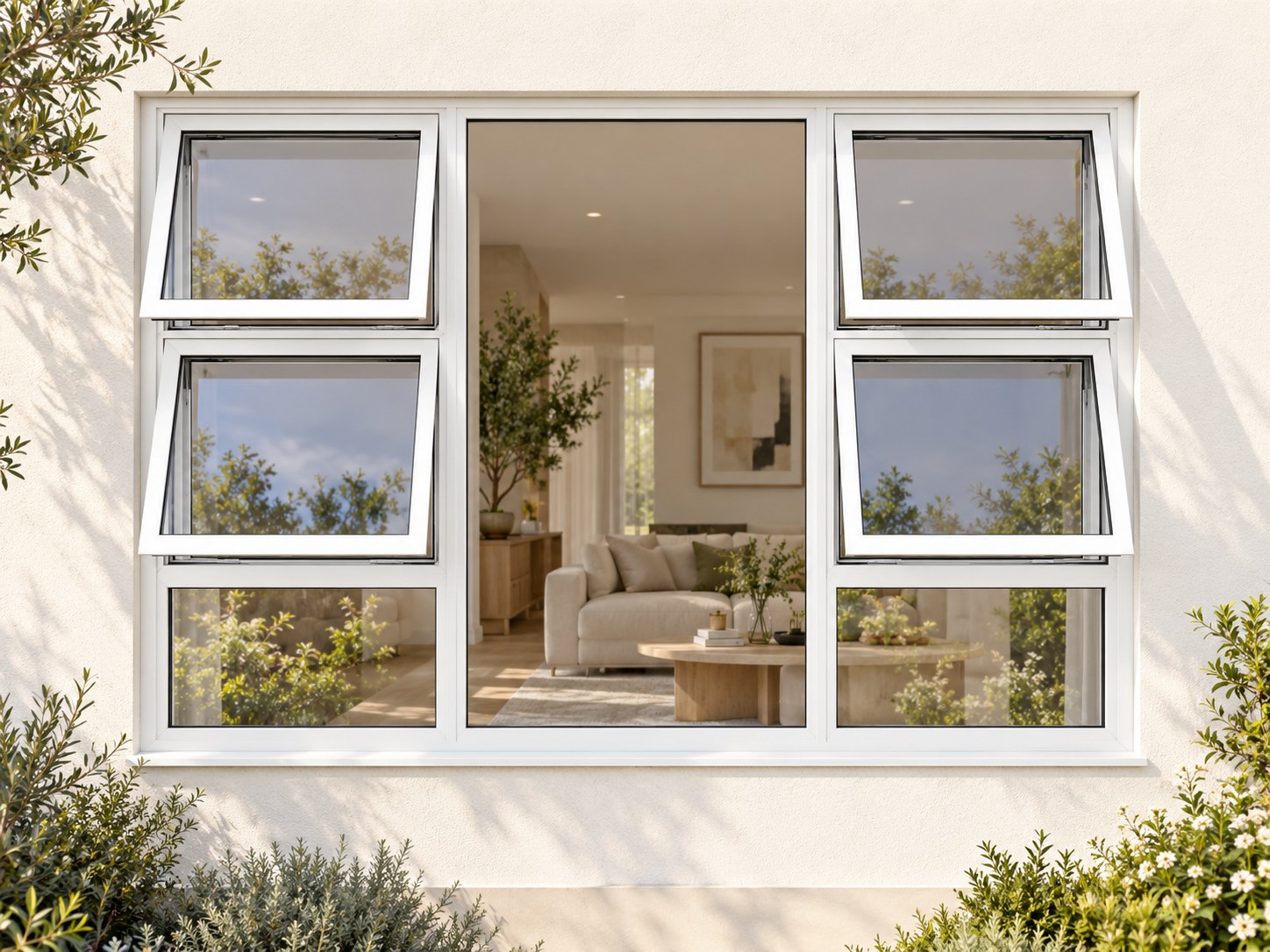 kenzo p4tt2115w white 2100x1500mm top hung window kenzo p4tt2115w white 2100x1500mm top hung window