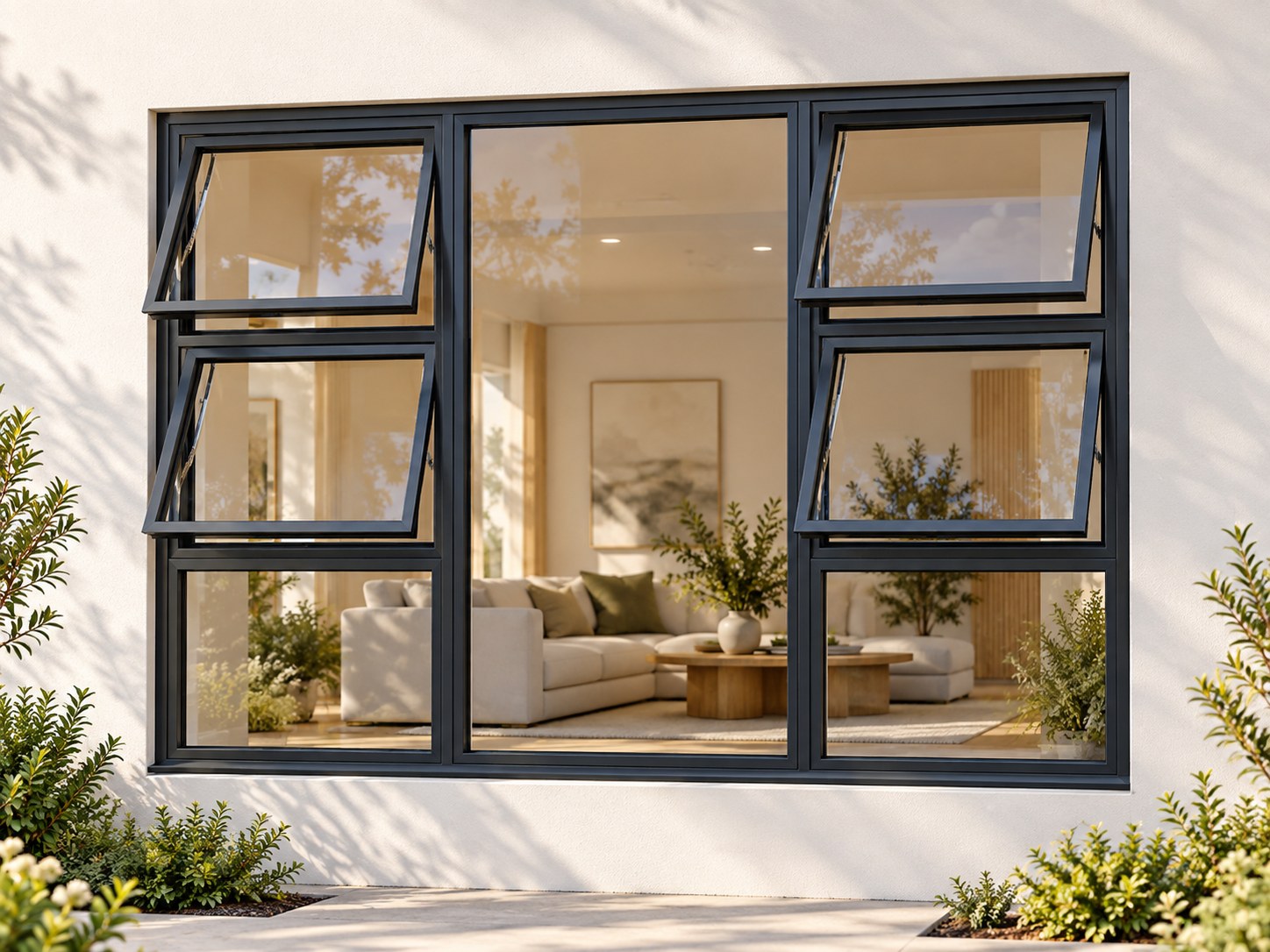 kenzo p4tt2118c charcoal 2100x1800mm top hung window kenzo p4tt2118c charcoal 2100x1800mm top hung window