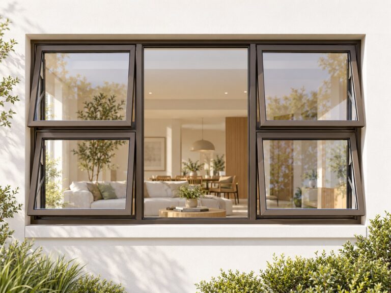 kenzo p4tt2412b bronze 2400x1200mm top hung window