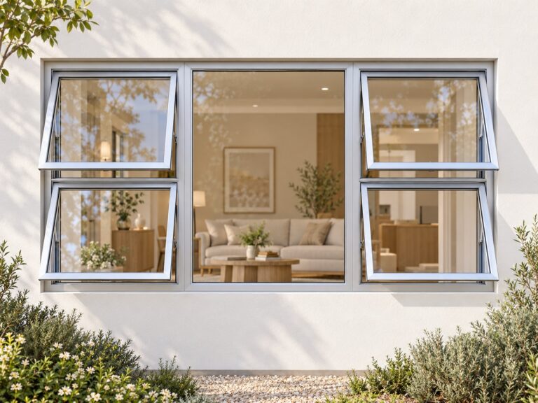 kenzo p4tt2412s silver 2400x1200mm top hung window