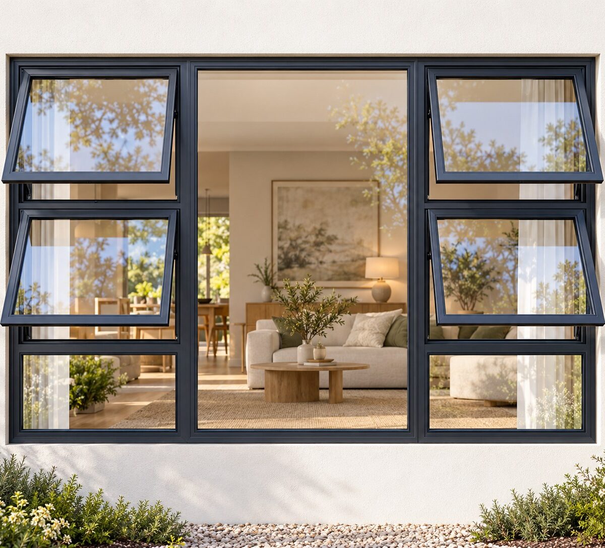 kenzo p4tt2415c charcoal 2400x1500mm top hung window