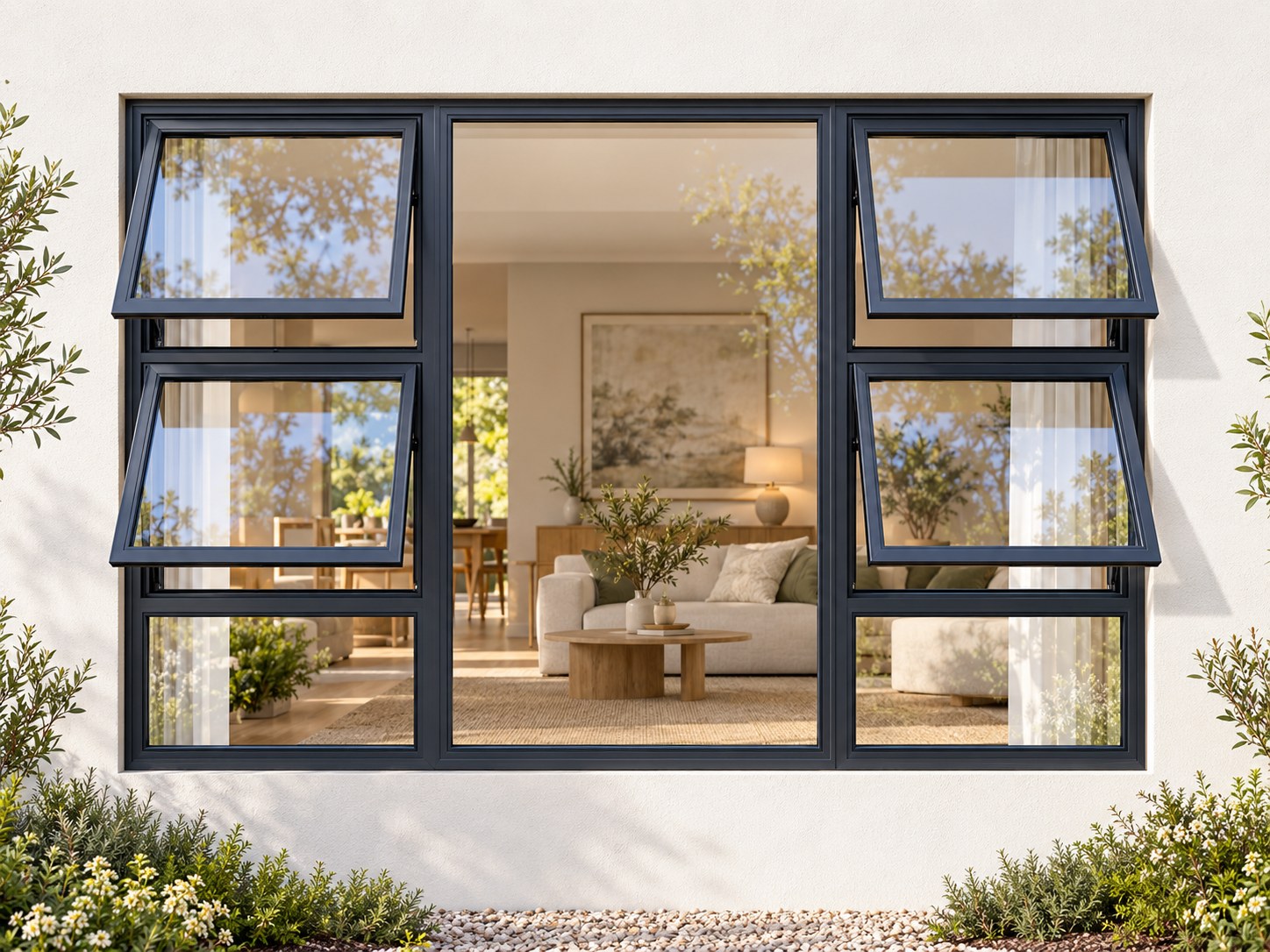 kenzo p4tt2415c charcoal 2400x1500mm top hung window kenzo p4tt2415c charcoal 2400x1500mm top hung window