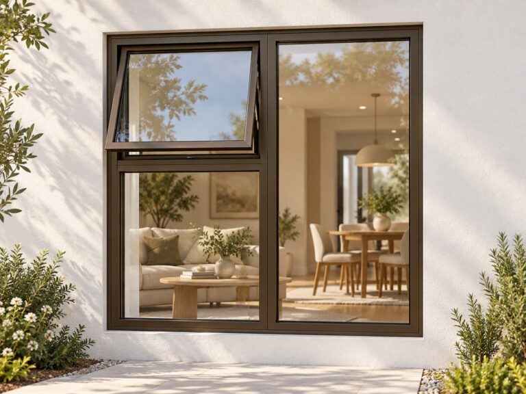 kenzo pt1212lb bronze 1200x1200mm top hung window