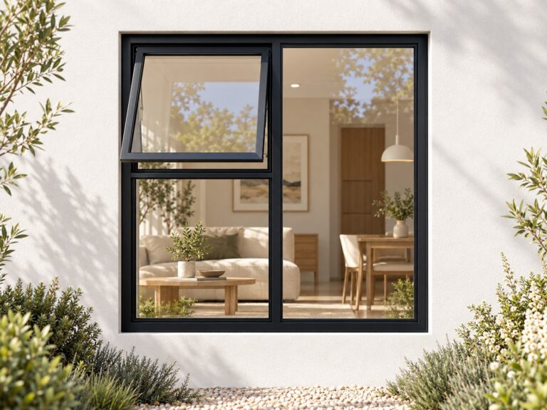 kenzo pt1212lbl black 1200x1200mm top hung window