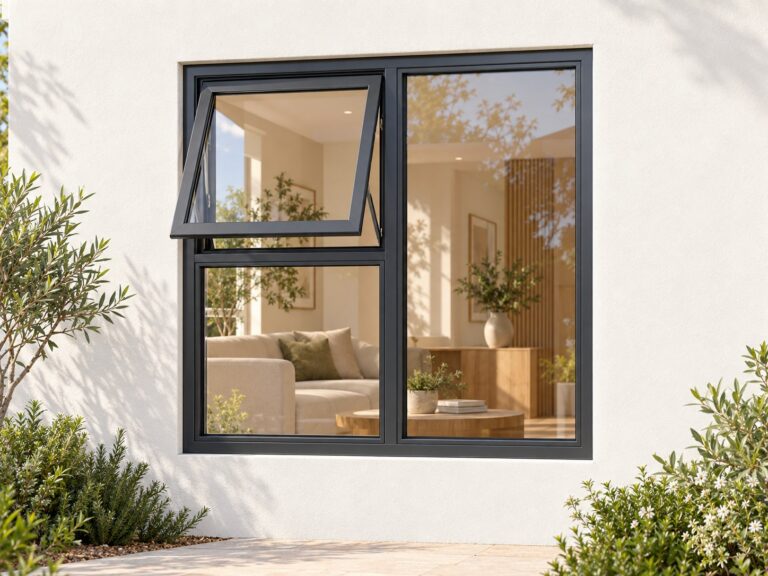 kenzo pt1212lc charcoal 1200x1200mm top hung window