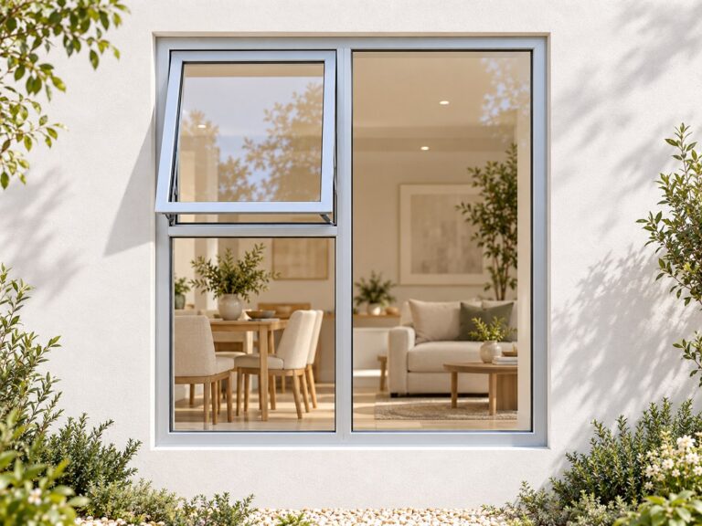kenzo pt1212ls silver 1200x1200mm top hung window