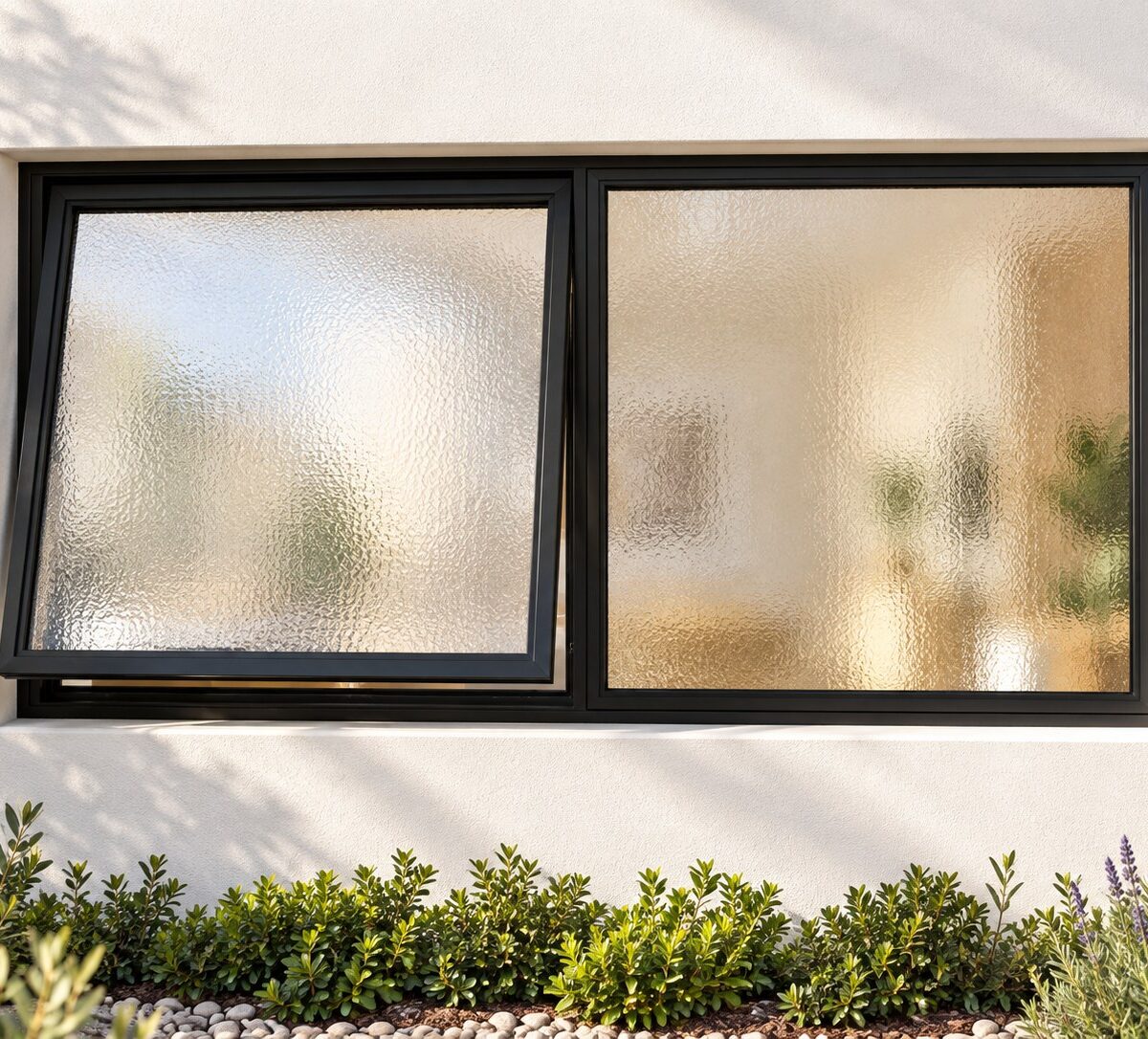 kenzo pt126obstsglbl black 1200x600mm top hung window