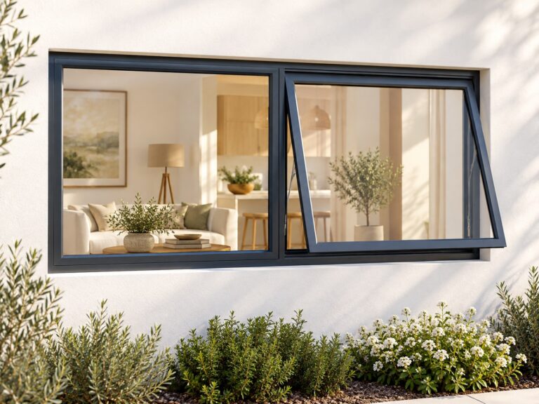 kenzo pt126rc charcoal 1200x600mm top hung window
