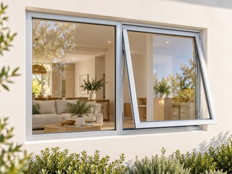 kenzo pt126rs silver 1200x600mm top hung window