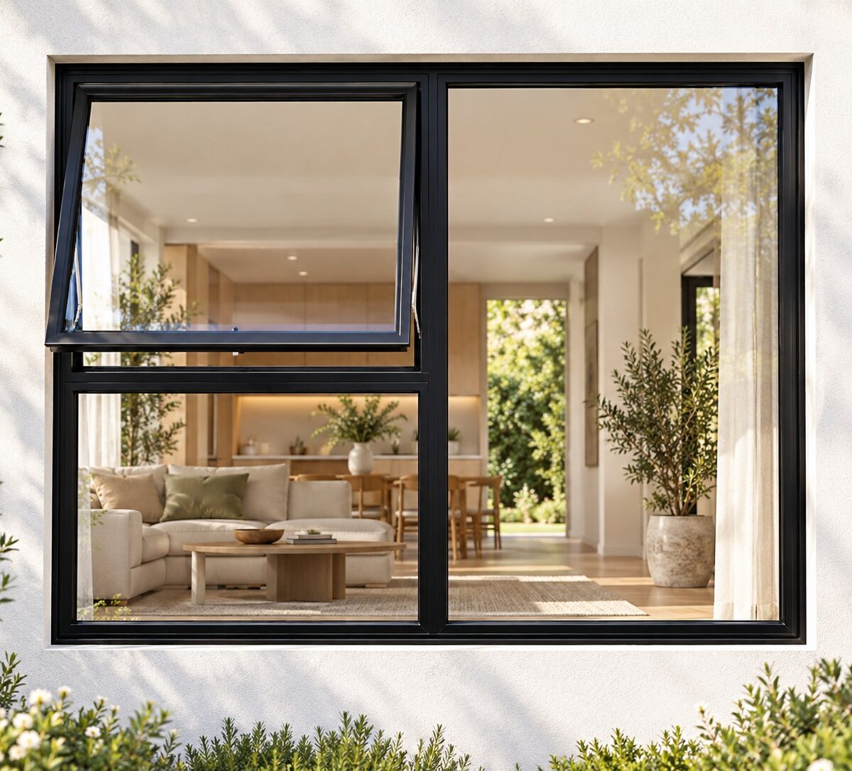 kenzo pt129lbl black 1200x900mm top hung window