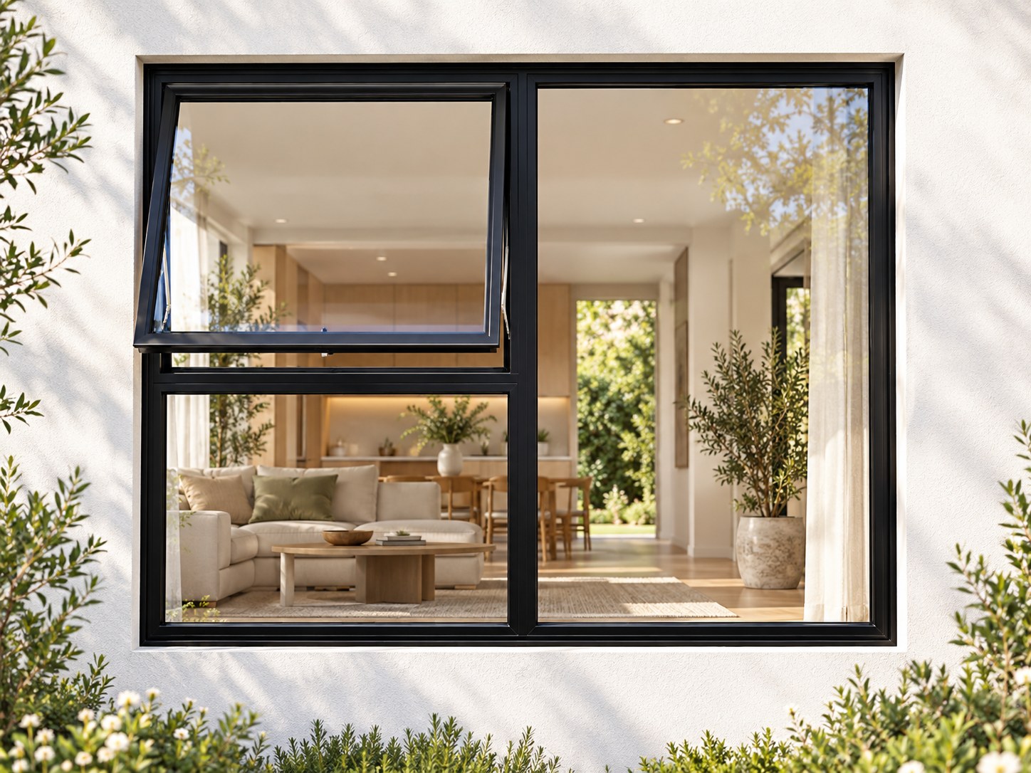 kenzo pt129lbl black 1200x900mm top hung window kenzo pt129lbl black 1200x900mm top hung window